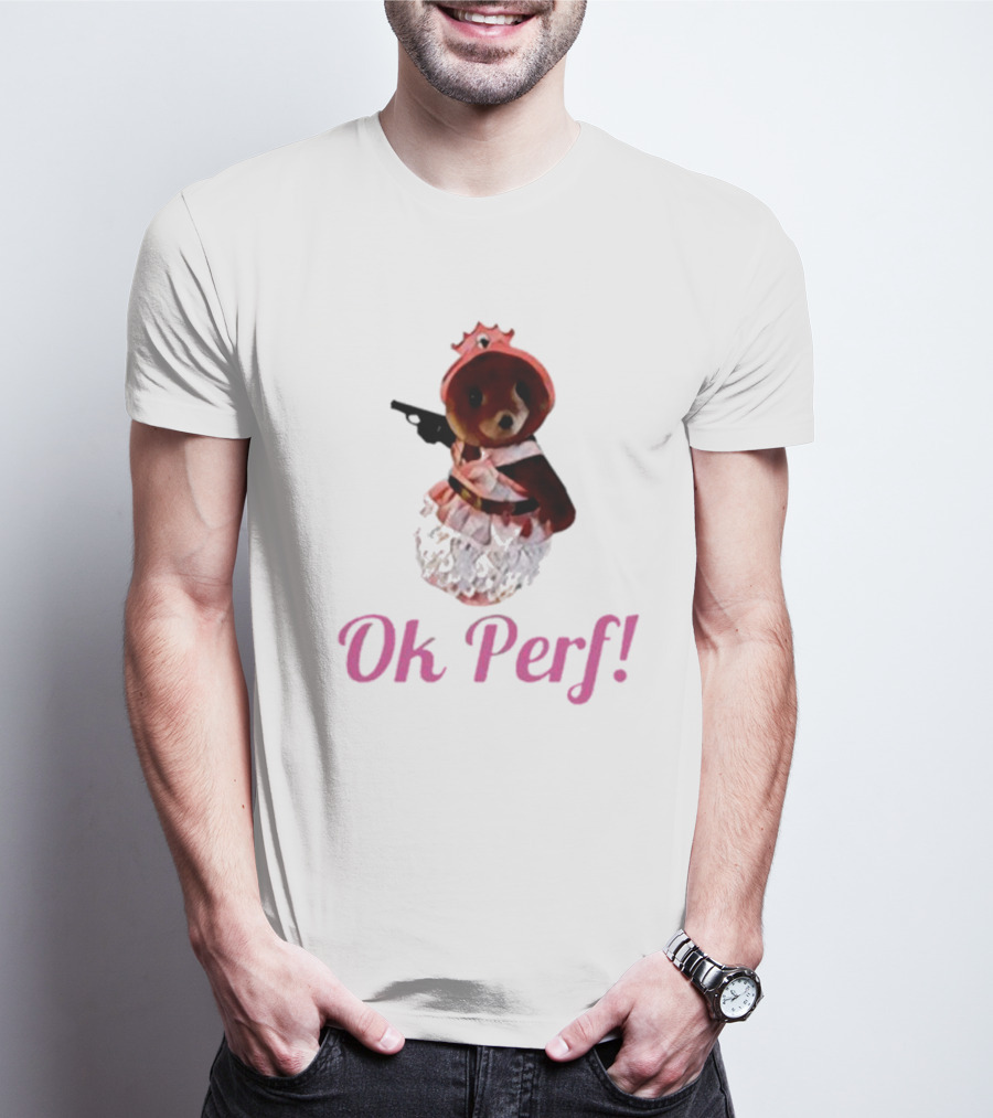 Sylvanian Drama Ok Perf Gun-Wielding Bear In Dress T-Shirt