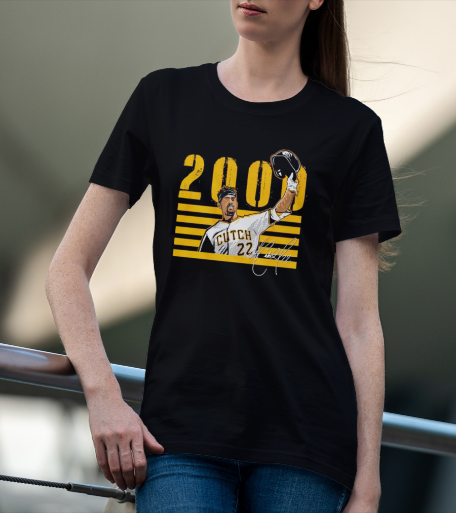 Andrew McCutchen Cutch 22 2000 Milestone T-Shirt