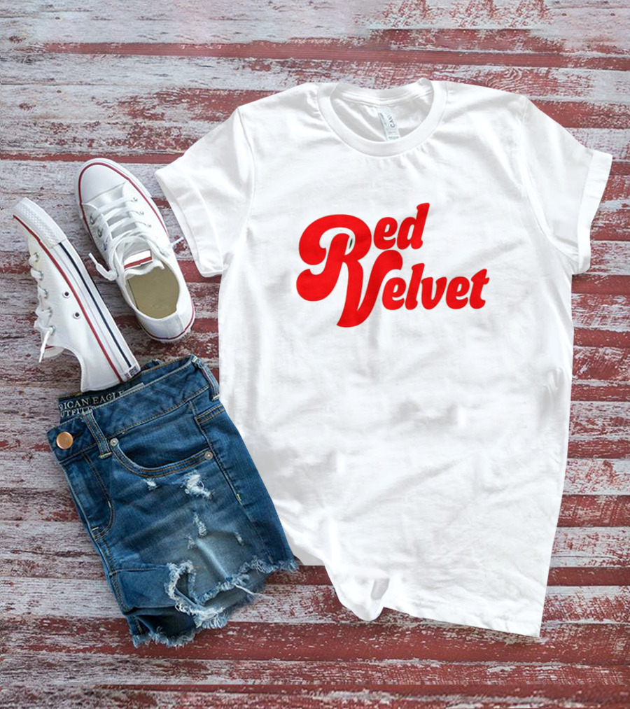 Kevin Huerter Red Velvet Bold Retro Script T-Shirt