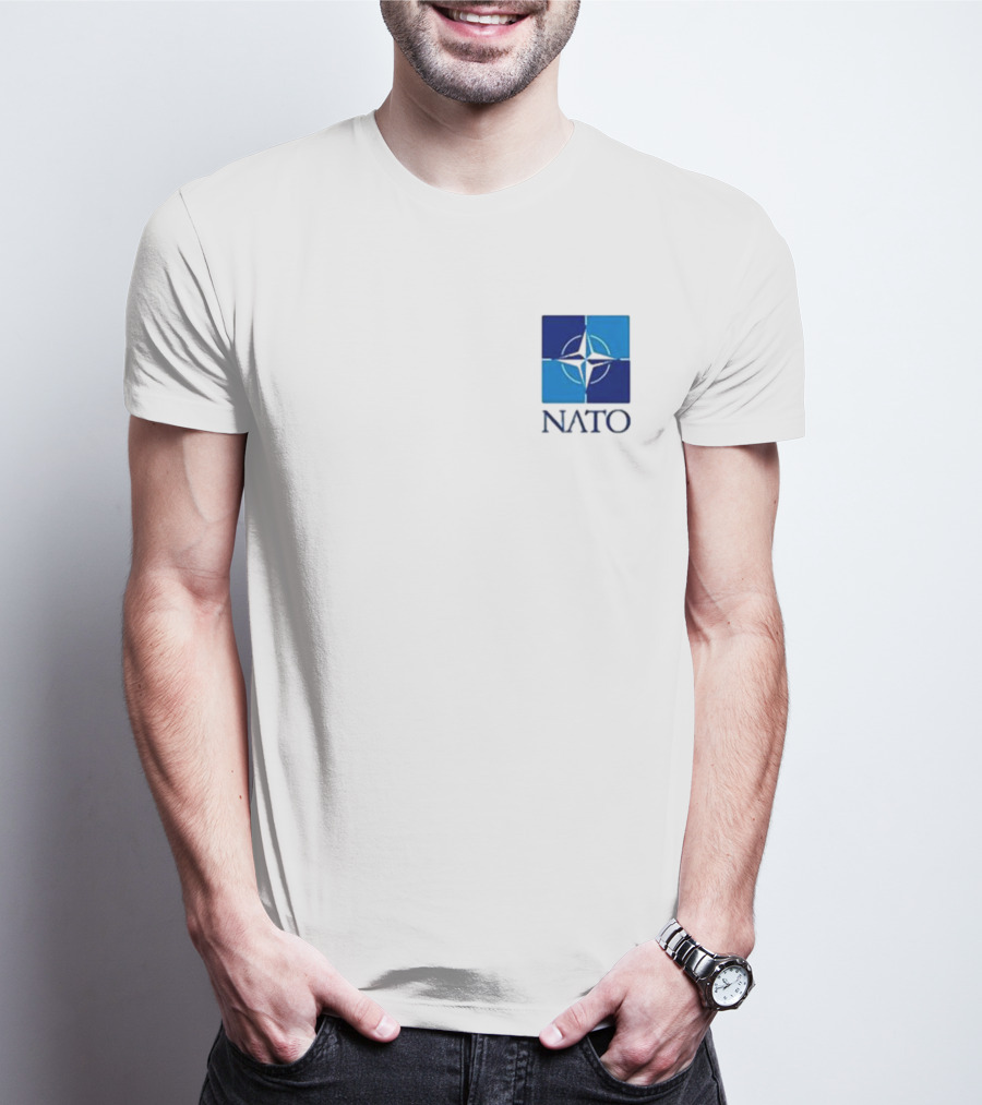 NATO Flag Emblem Logo T-Shirt