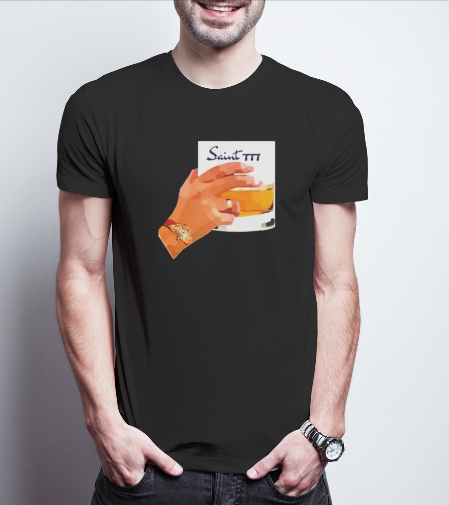 Saint 777 Whiskey Hand Watch T-Shirt