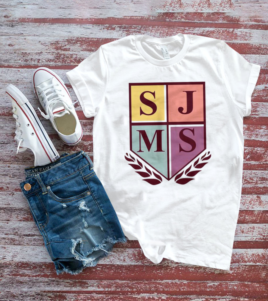 SJMS Shield Emblem Amphibious Crest Metal T-Shirt
