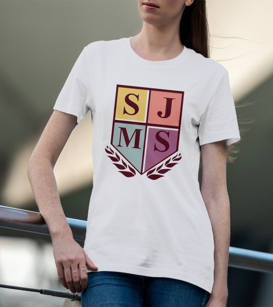 SJMS Shield Emblem Amphibious Crest Metal T-Shirt