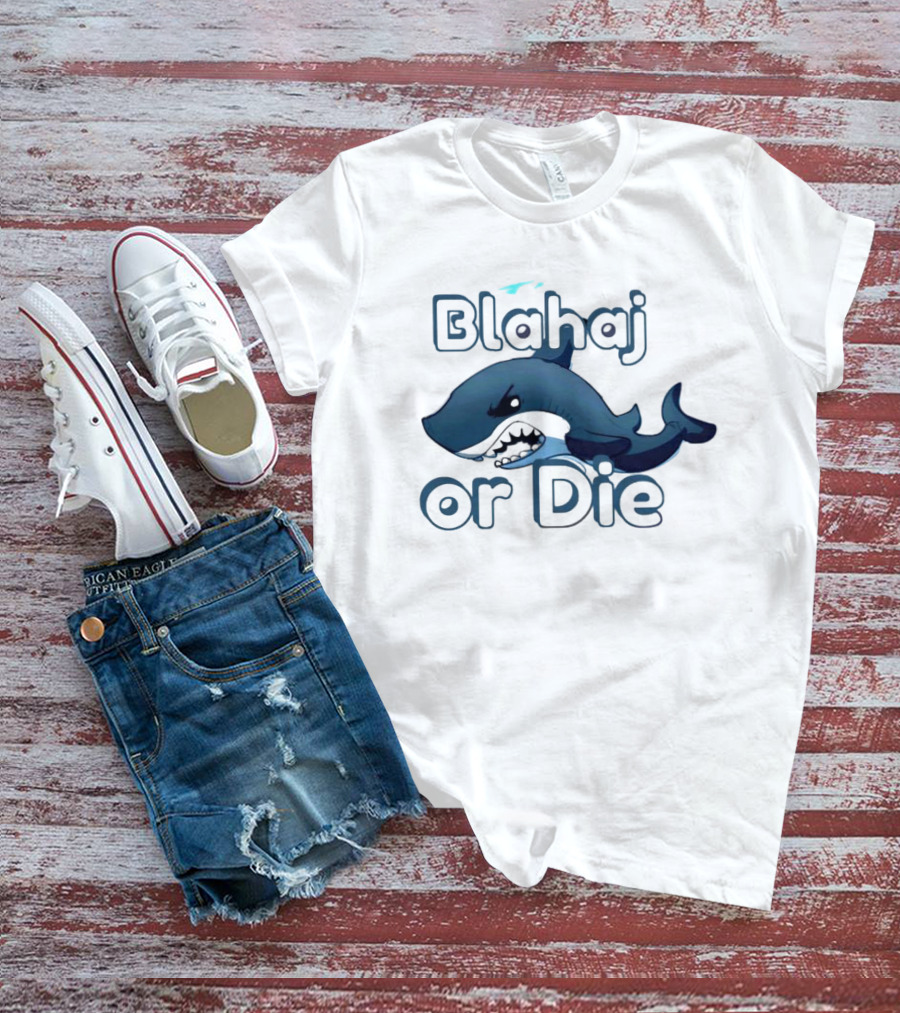 Blahaj Or Die Fierce Shark T-Shirt