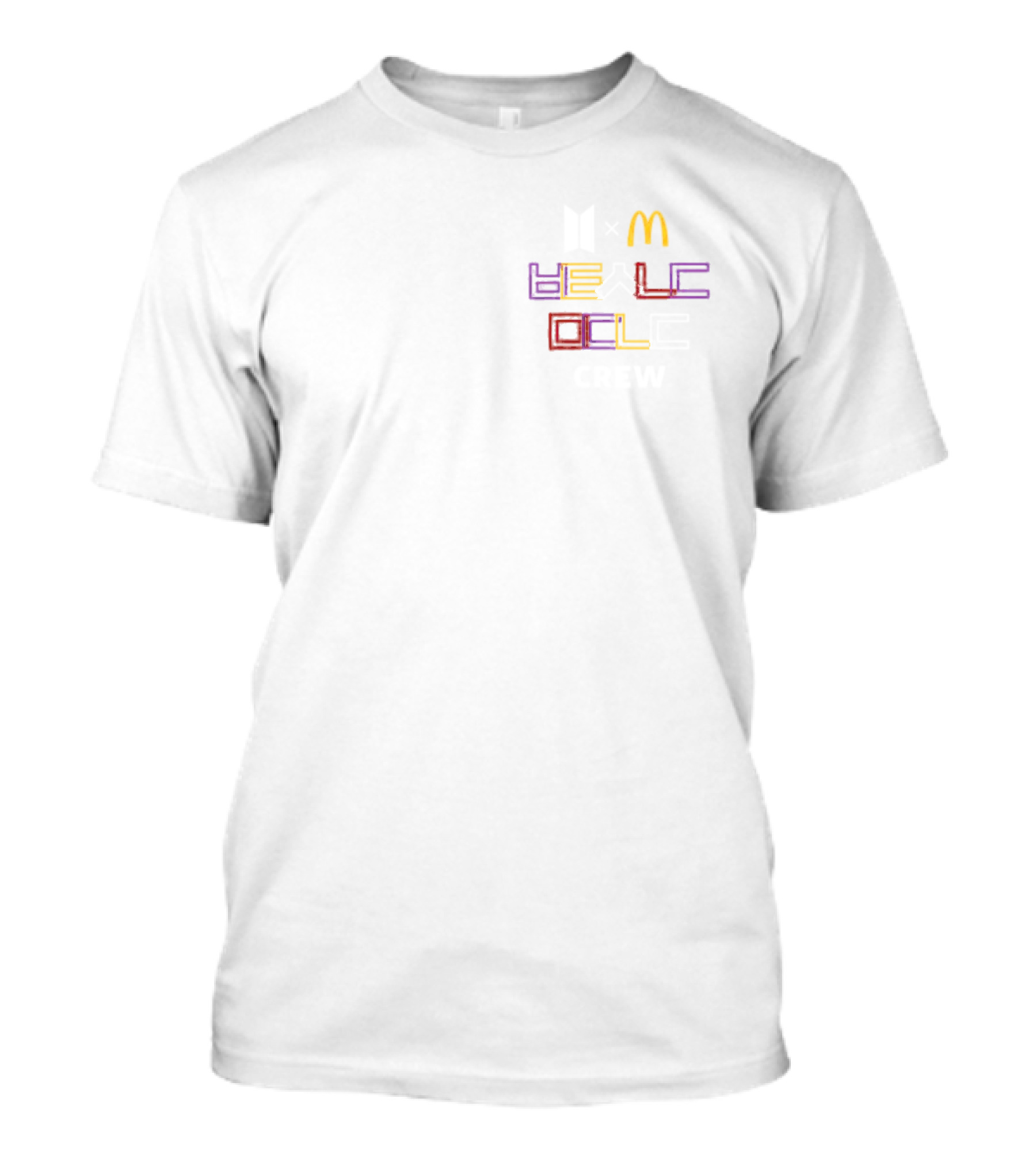 BTS X McDonald’s Collaboration Crew T-Shirt