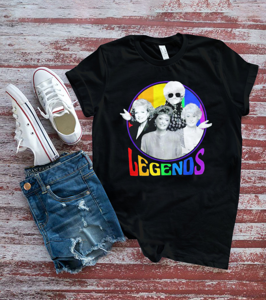 Golden Girls Legends Rainbow Pride T-Shirt