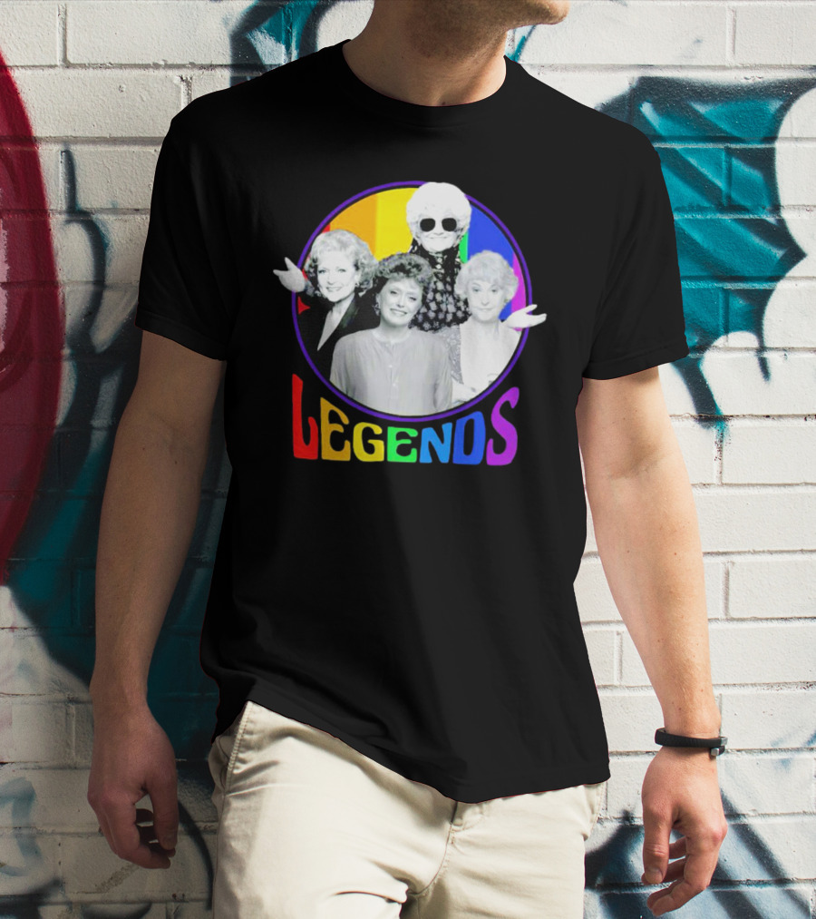 Golden Girls Legends Rainbow Pride T-Shirt