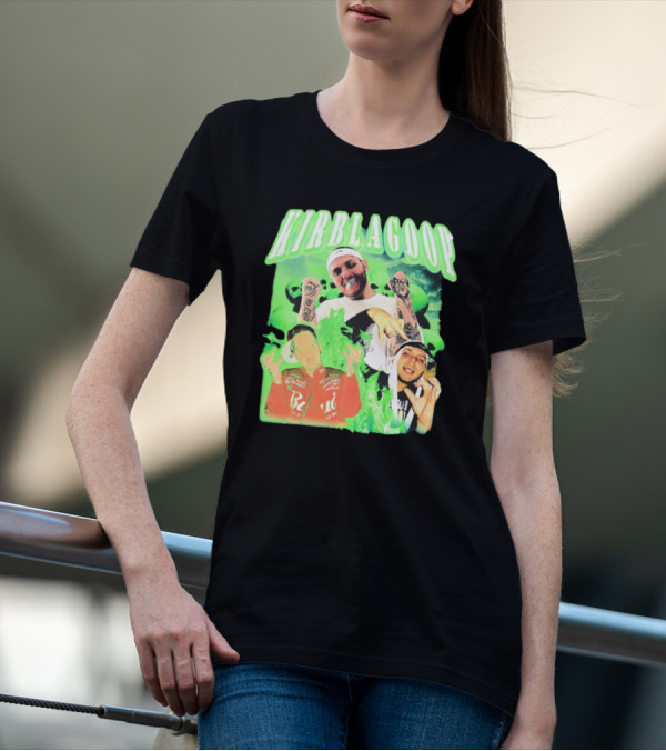 Kirblagoop Vintage Graphic With Tattoos And Racing Jacket T-Shirt