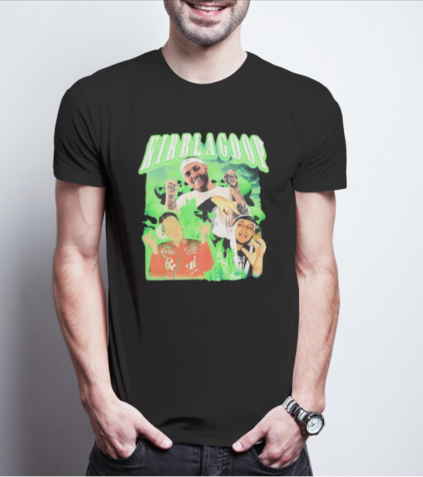 Kirblagoop Vintage Graphic With Tattoos And Racing Jacket T-Shirt