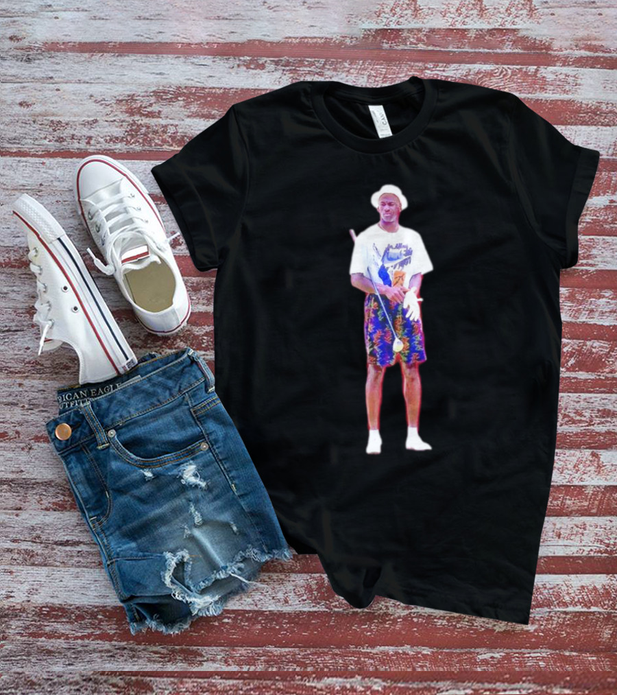 Michael Jordan Golf Outfit Bold Shorts T-Shirt