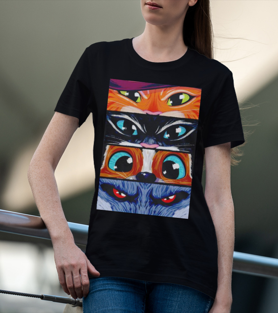 Puss In Boots Eye Expressions Collection T-Shirt