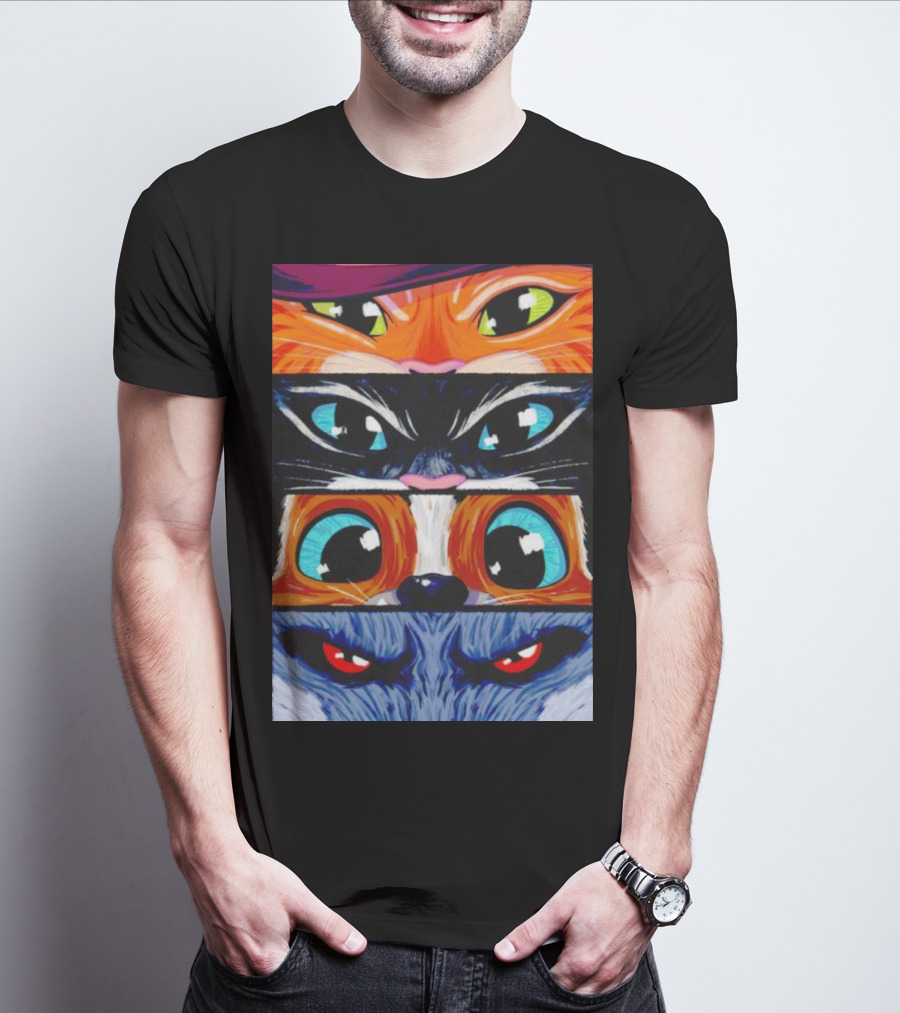 Puss In Boots Eye Expressions Collection T-Shirt