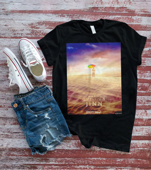 Star Wars Qui-Gon Jinn Desert Scene Disney Plus Series T-Shirt