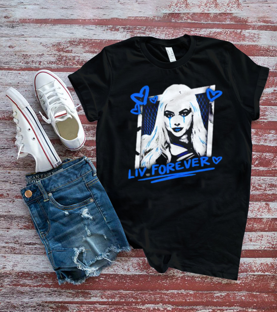 Liv Forever Crying Hearts Bayley Wearing A Liv Morgan T-Shirt