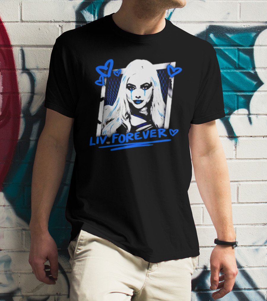 Liv Forever Crying Hearts Bayley Wearing A Liv Morgan T-Shirt