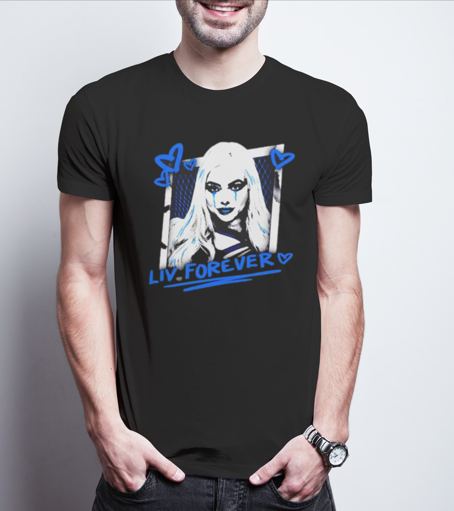 Liv Forever Crying Hearts Bayley Wearing A Liv Morgan T-Shirt