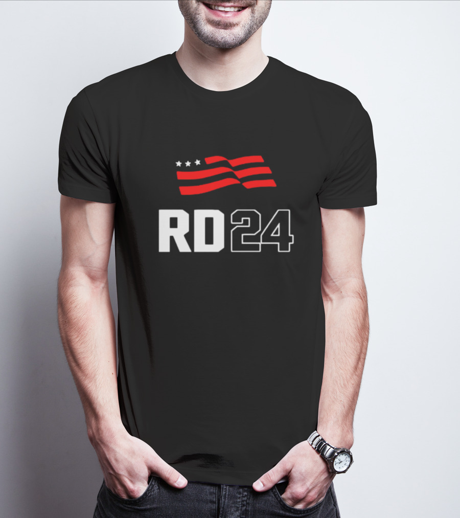 Desantis RD24 American Flag Stars Stripes T-Shirt
