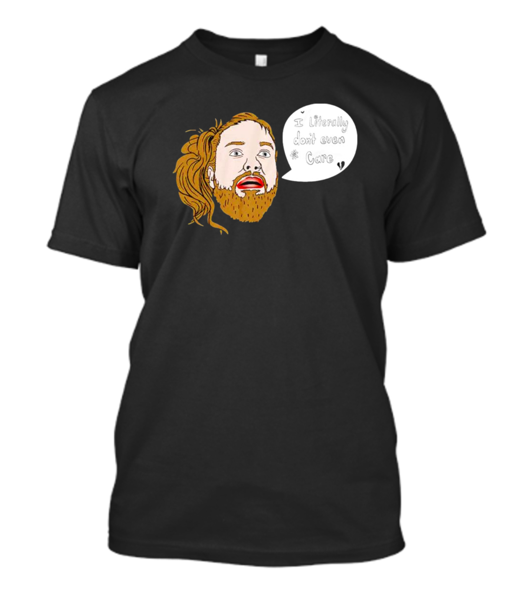 I Literally Don’t Even Care Comic T-Shirt