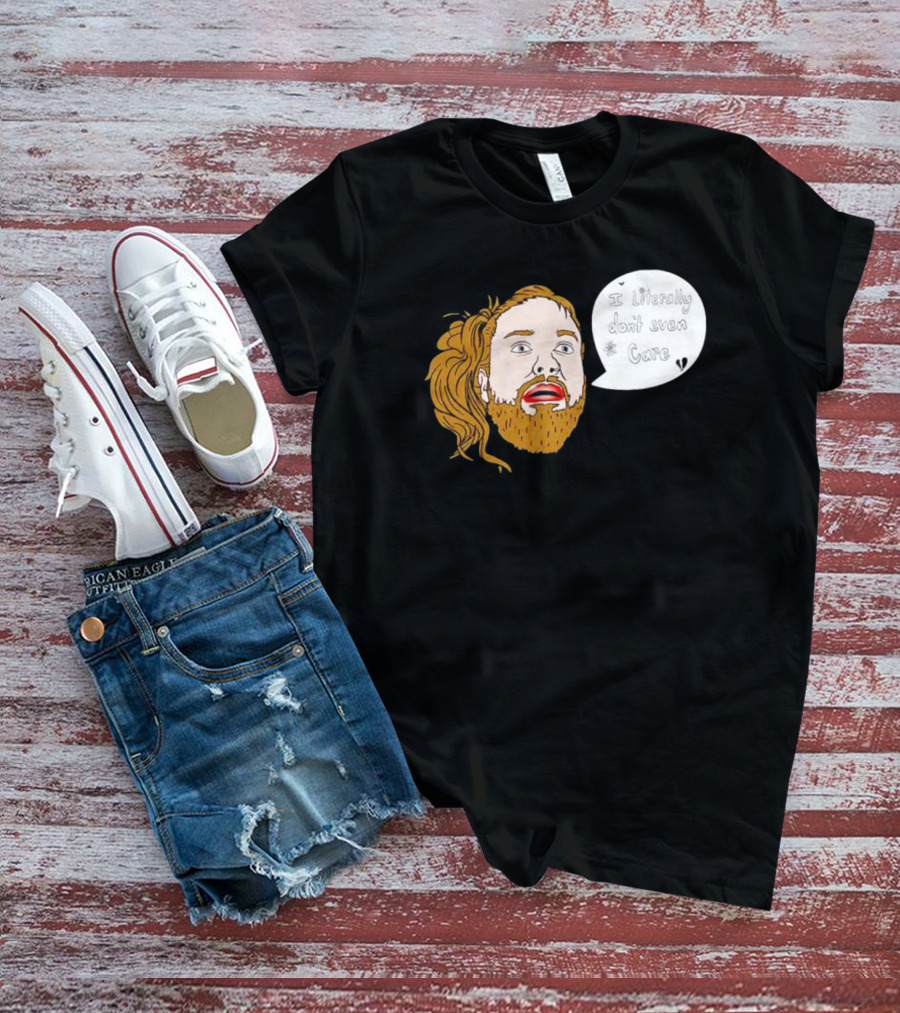 I Literally Don’t Even Care Comic T-Shirt