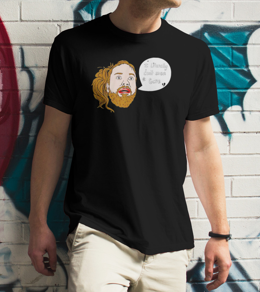 I Literally Don’t Even Care Comic T-Shirt