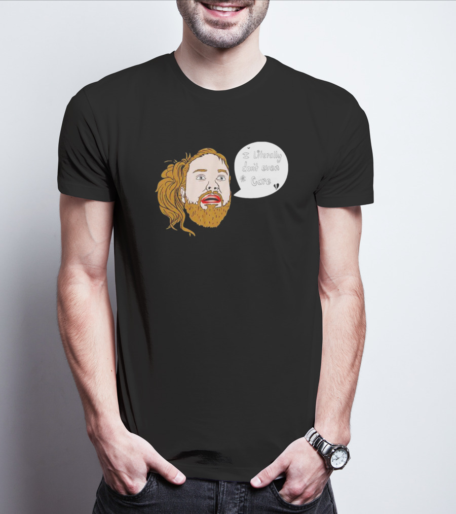 I Literally Don’t Even Care Comic T-Shirt