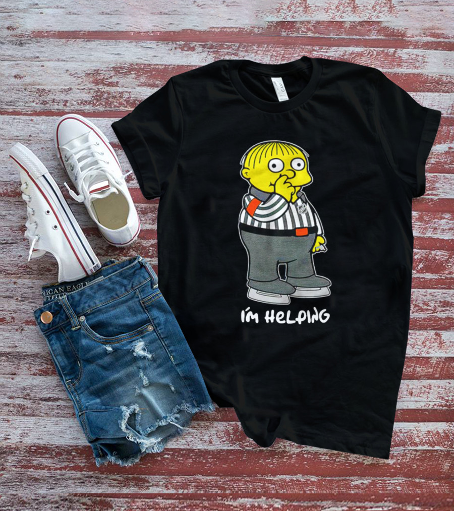 Ralph Wiggum I'm Helping The Simpsons NHL Referee T-Shirt