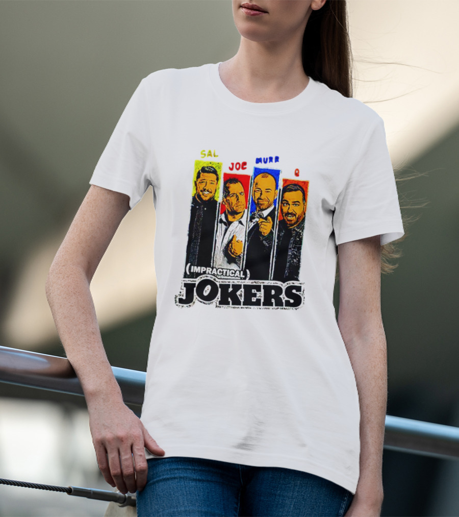 Impractical Jokers Sal Joe Murr Q Portraits T-Shirt