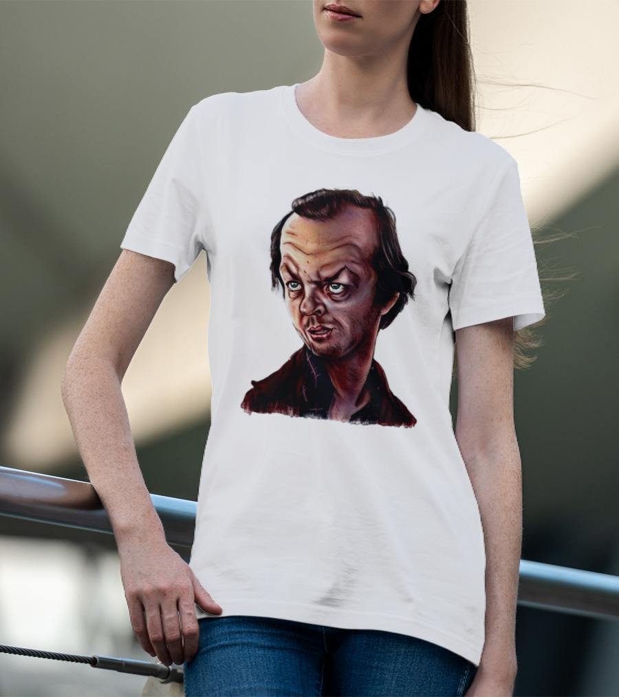 Jack The Caretaker Jack Torrance The Shining Caricature T-Shirt