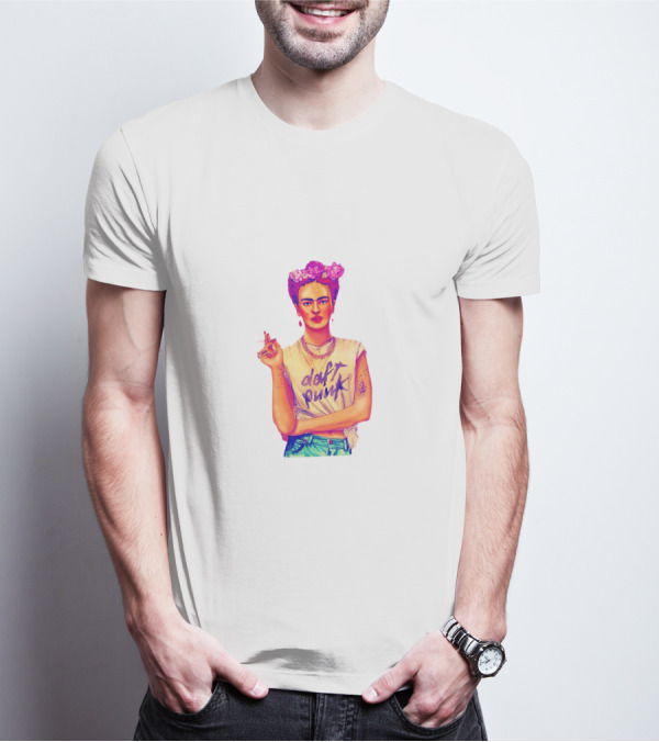 Jorge R. Gutierrez Frida Kahlo Daft Punk T-Shirt