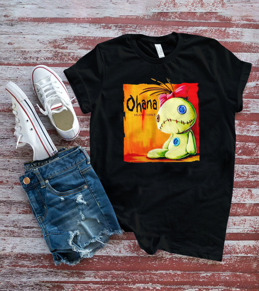 Ohana Means Family Scrump Stitch Doll T-Shirt
