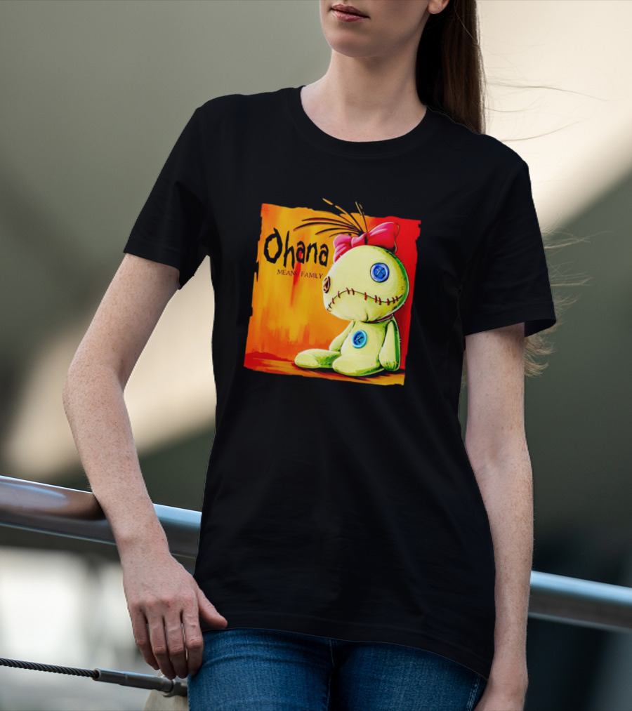 Ohana Means Family Scrump Stitch Doll T-Shirt