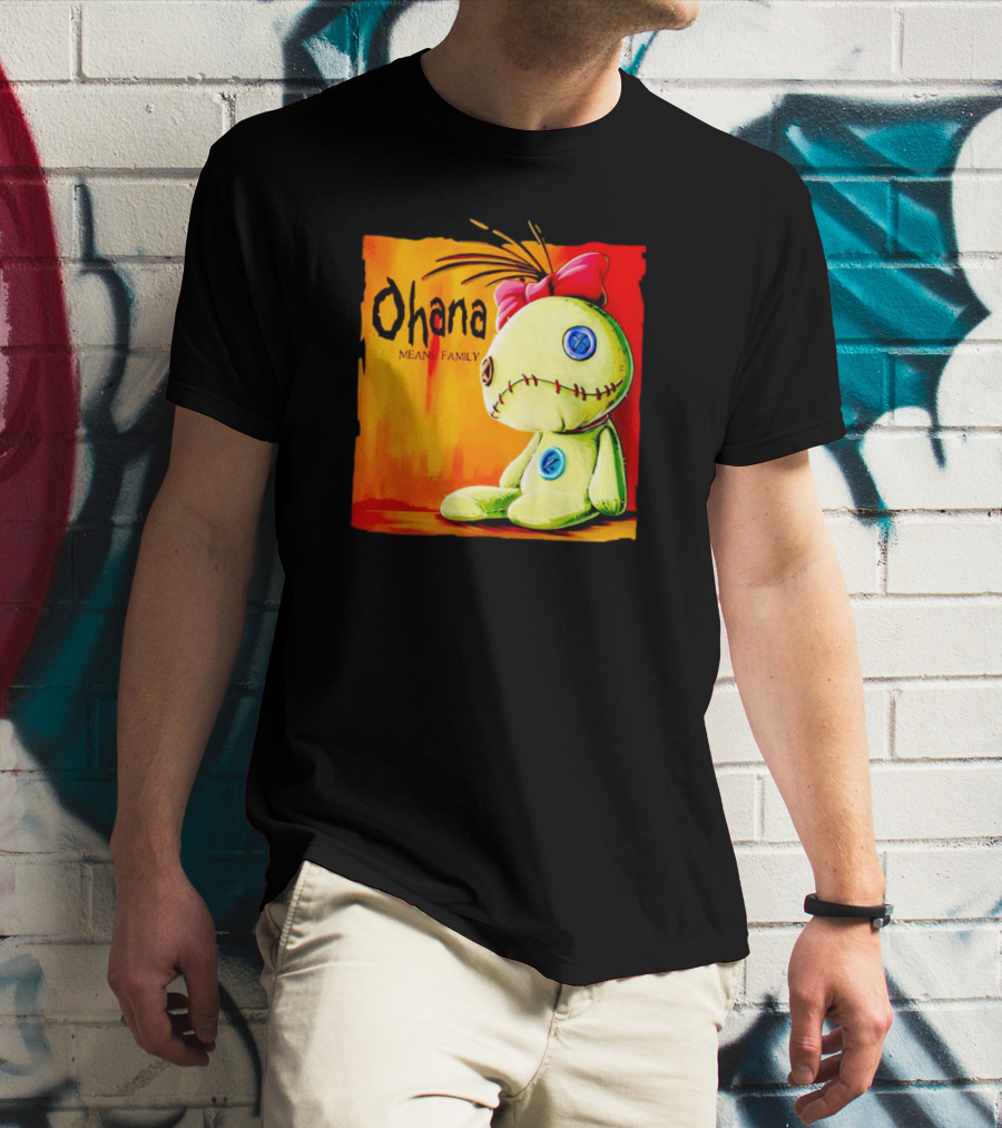 Ohana Means Family Scrump Stitch Doll T-Shirt