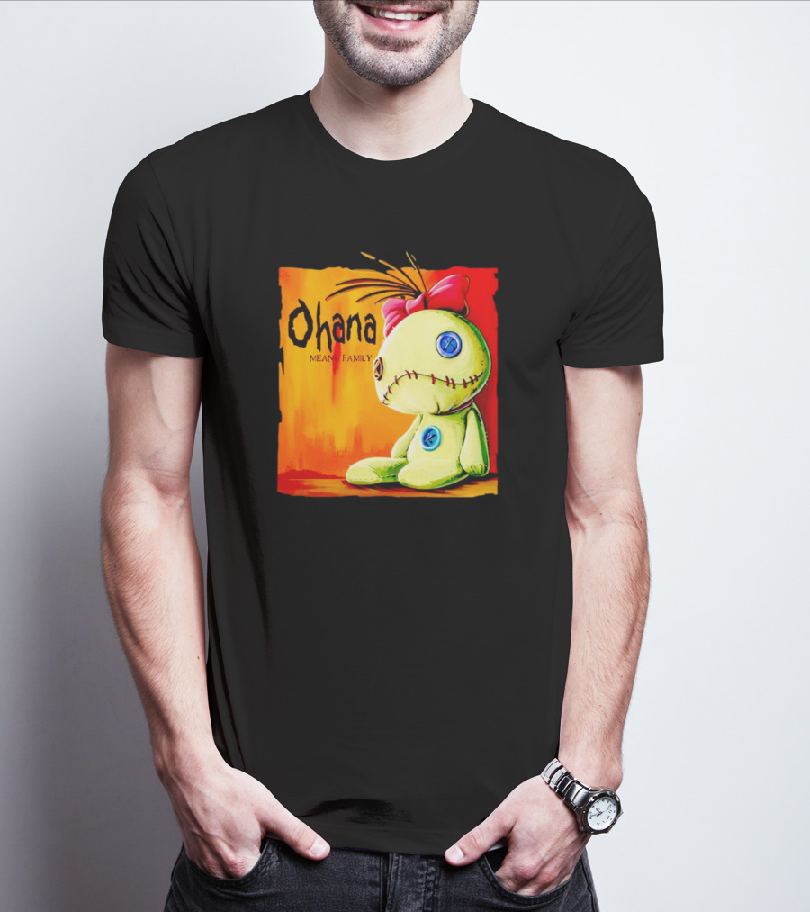 Ohana Means Family Scrump Stitch Doll T-Shirt