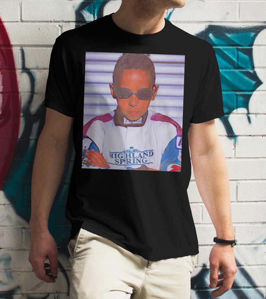 Highland Spring Racing Suit Young Lewis Hamilton T-Shirt