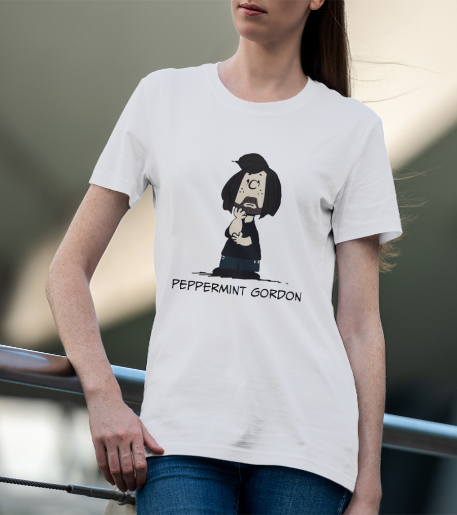 Peanuts Peppermint Gordon Charlie Brown Style Character T-Shirt