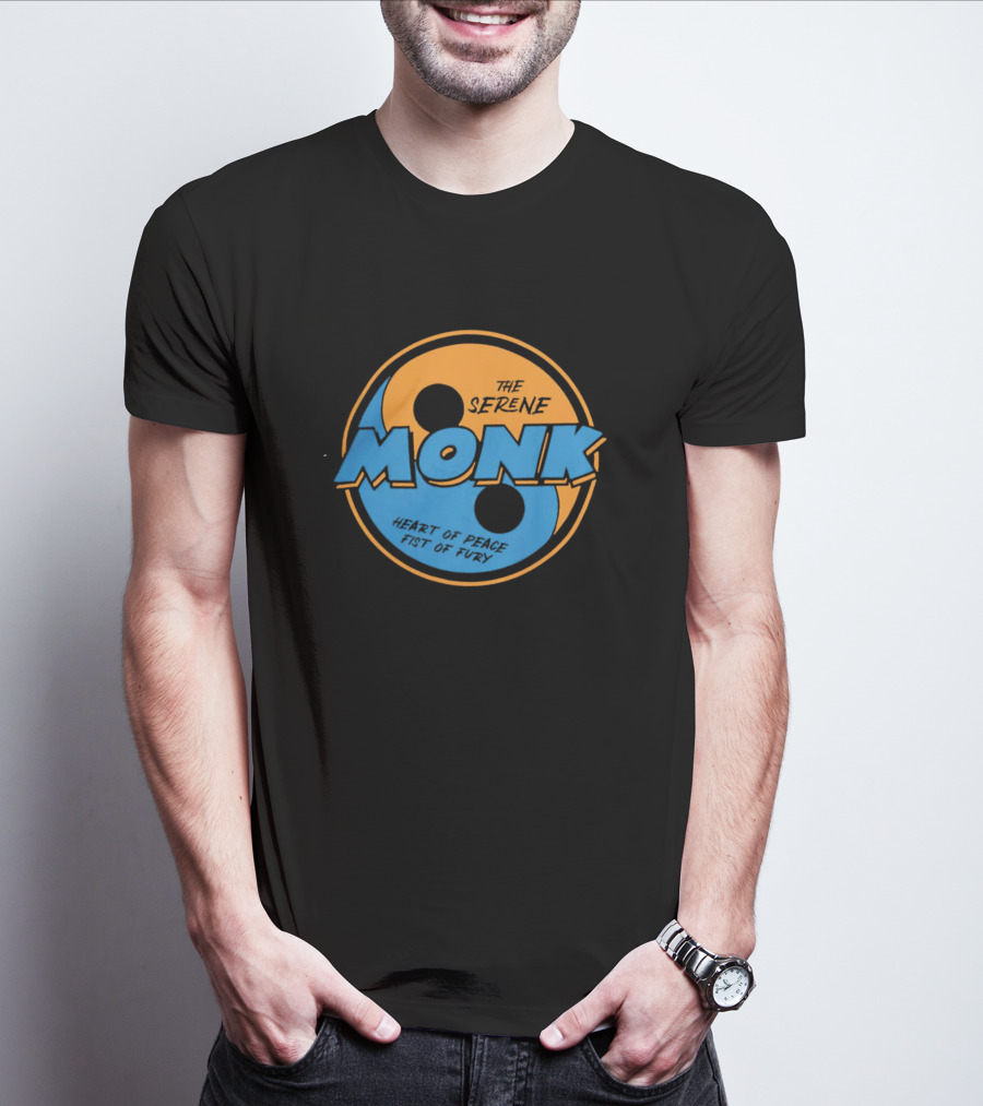 The Serene Monk Heart Of Peace Fist Of Fury T-Shirt
