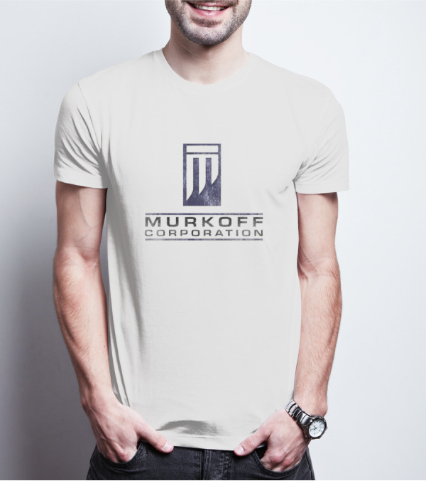 Murkoff Corporation Logo In Blue And Black T-Shirt