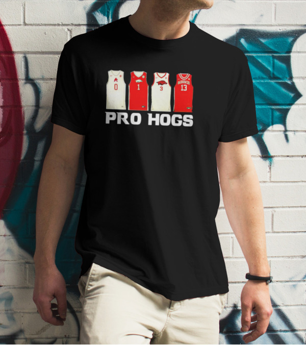 Arkansas Razorbacks Pro Hogs Basketball Jerseys T-Shirt