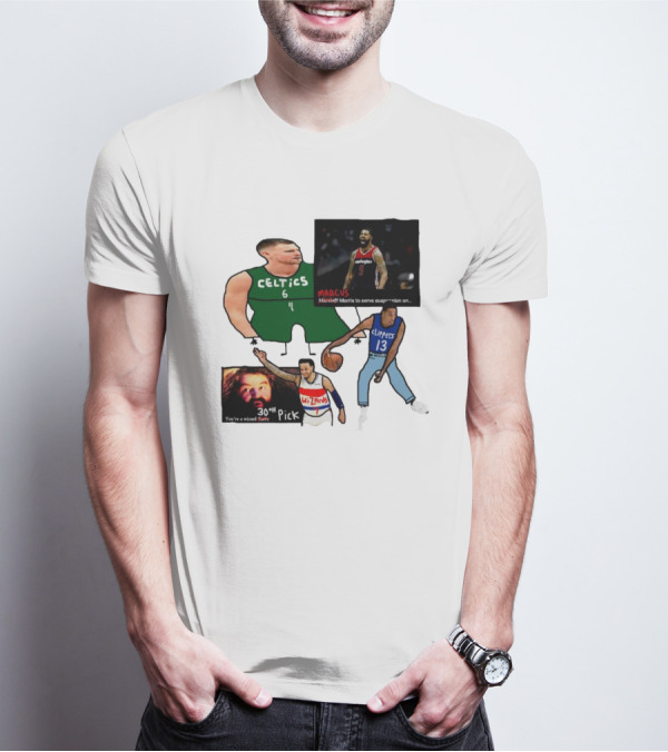 If Y’all Are Having Trouble Visualizing The Celtics Marcus Morris Wizards 30th Pick Clippers T-Shirt