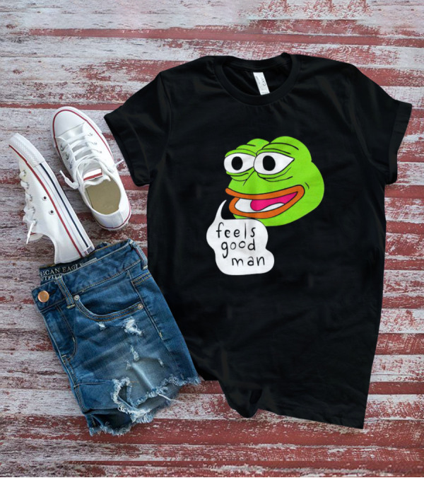 Pepe The Frog Feels Good Man Iconic Meme T-Shirt