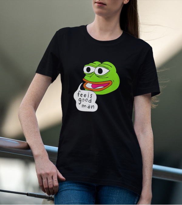 Pepe The Frog Feels Good Man Iconic Meme T-Shirt