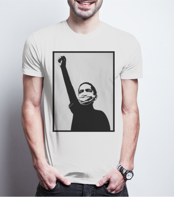 A Million Strong Masked Silhouette Raising Fist T-Shirt