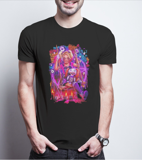 Alexa Bliss Lilly Made Me Do It Doll Graffiti Swing And Candles T-Shirt
