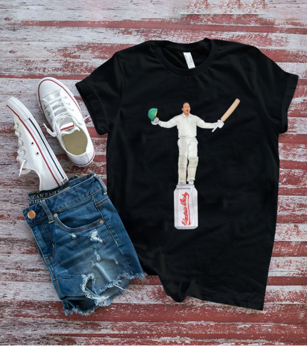 Edgbaston Victory Celebrations With Cricketer On Beer Can T-Shirt