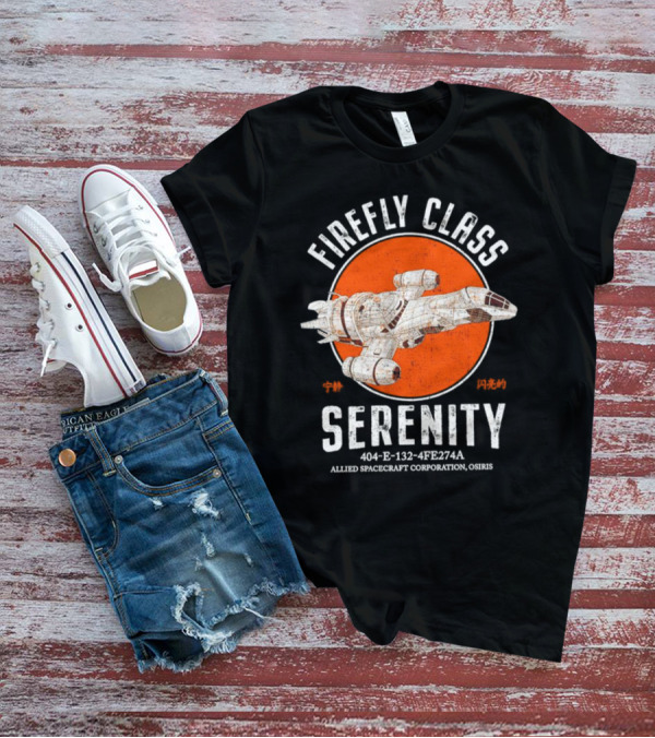 FIREFLY CLASS SERENITY 404-E-132-4FE274A ALLIED SPACECRAFT CORPORATION OSIRIS T-Shirt