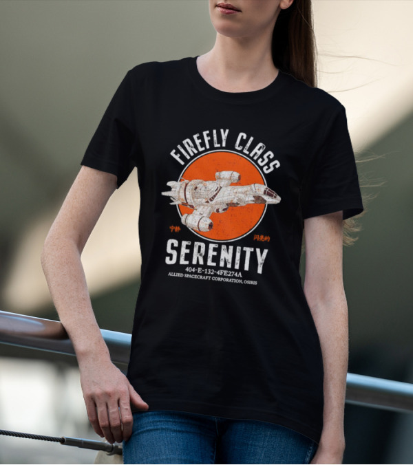 FIREFLY CLASS SERENITY 404-E-132-4FE274A ALLIED SPACECRAFT CORPORATION OSIRIS T-Shirt