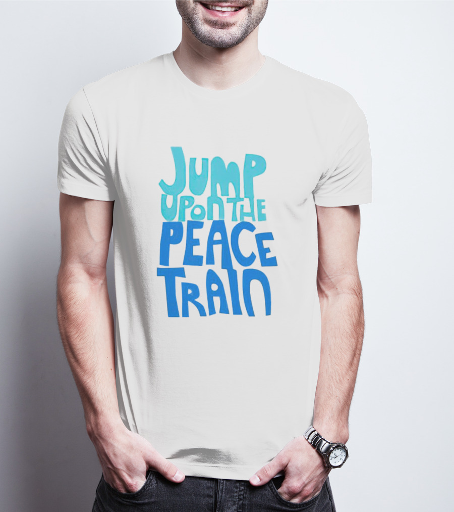 Jump Upon The Peace Train Retro Vibes T-Shirt