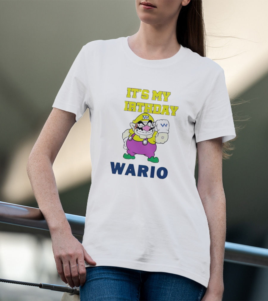 It's My Birthday Wario T-Shirt
