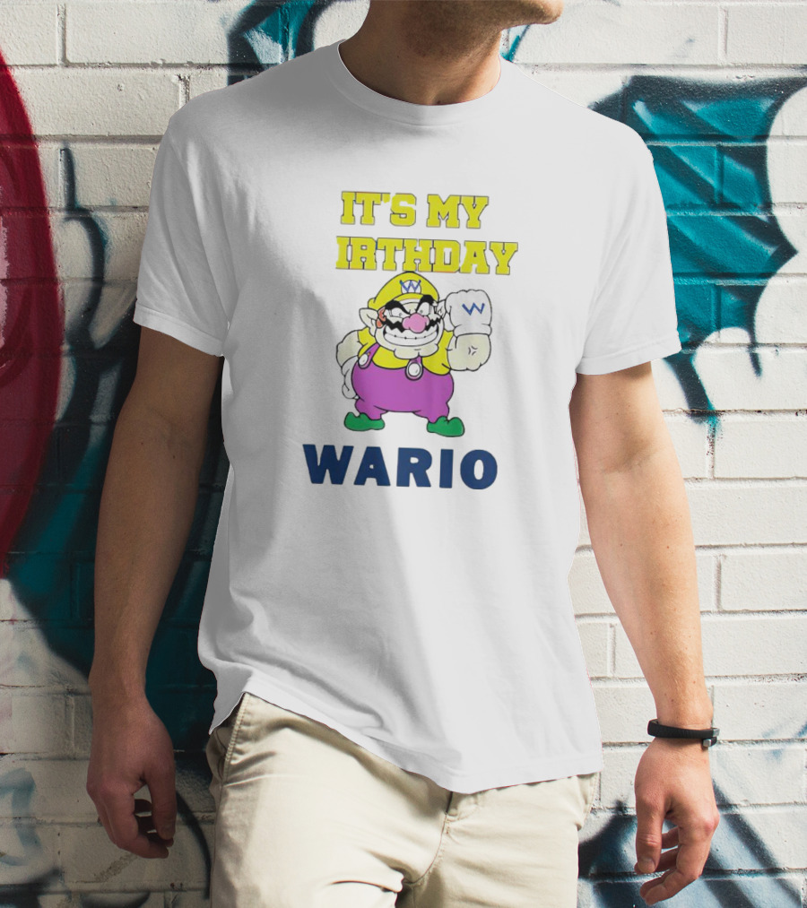 It's My Birthday Wario T-Shirt