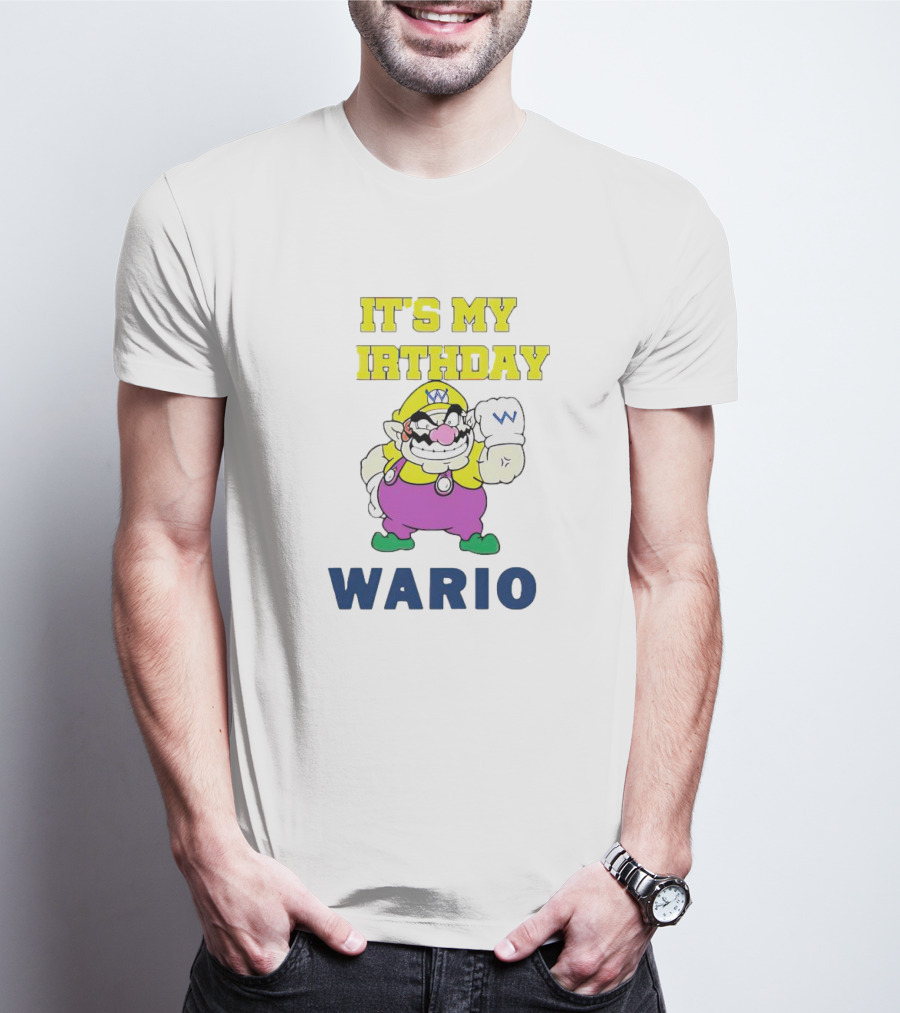 It's My Birthday Wario T-Shirt